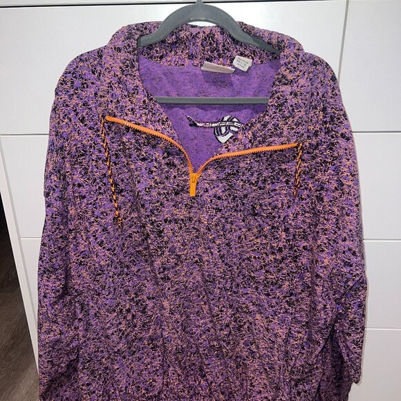 Unisex -100% Authentic Vintage Reebok Volleyball Pullover Anorak Jacket - Size L - Picture 4 of 6